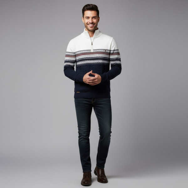 Harry | Men's Winter Half-Zip Sweater